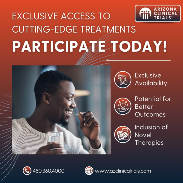 Why participate in clinical research?

1. Exclusive Availability

By joining a Phase 2 or Phase 3 clinical trial, you can be one of the first to receive promising new treatments or vaccines that are still being tested. These treatments aren’t available outside of the clinical trial setting, so you get a unique chance to try the latest innovations in medicine.

2. Potential for Better Outcomes

If you have a condition with limited treatment options or want to be part of new improved vaccines, new therapies or vaccines offered in these trials could lead to better health outcomes. The clinical trial treatments might provide relief or improvement giving you new hope and options.

3. Inclusion of Novel Therapies

These trials often include the latest advancements in medical technology, like gene therapies, targeted treatments, immunotherapies and advanced vaccine options. By participating, you gain access to cutting-edge medical innovations and the most recent discoveries in treatment.

4. Potential for Financial Compensation

As a participant, you may also receive financial compensation.

If you’re interested in participating in a clinical research trial, give our team a call to find out what clinical trials we currently are offering! We’d be happy to discuss your options and schedule an appointment for you.