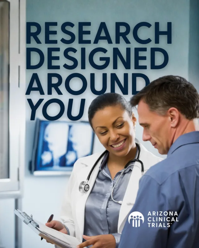 This Patient Centered Care Awareness Month, we’re celebrating the patients who make discovery possible.

At Arizona Clinical Trials, your safety and experience always come first — and your participation is always your choice, backed by informed consent.

Be part of research that puts you first-- visit www.azclinicaltrials.com to see our currently enrolling studies!